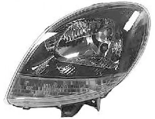 AYF-202245 (FAR SOL KANGO 2003 2008 KROM CERCEVELI BEYAZ SINYALLI MOTORLU ) (MARKA: AYFAR) (OEM:260602103R)
