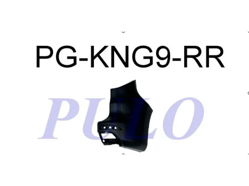 PULO-PG-KNG9-RR (ARKA TAMPON KANGOO SAG 2021 > SIYAH TEK KAPI ) (MARKA: PULO) (OEM:PULO-PG-KNG9-RR)
