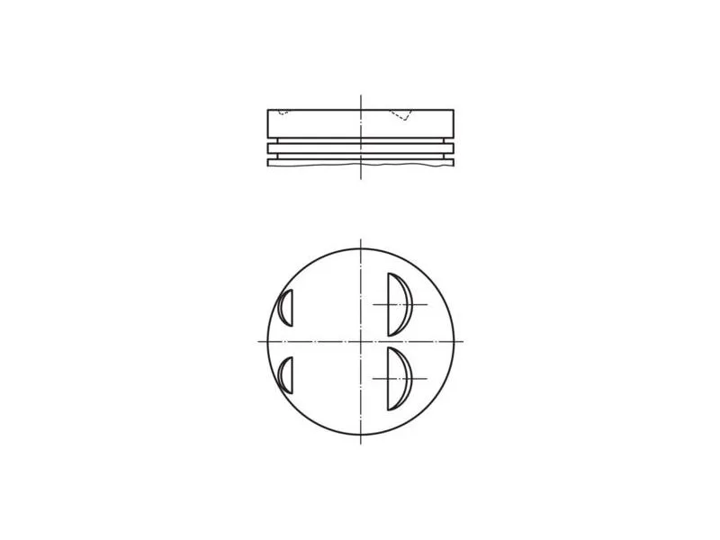 MAHLE-220500 (PISTON SEGMAN (79.50MM STD ) MEGANE II-CLIO-II-CLIO III-MODUS-SCENIC II (K4J) 1.4) (MARKA: MAHLE) (OEM:7701476478)