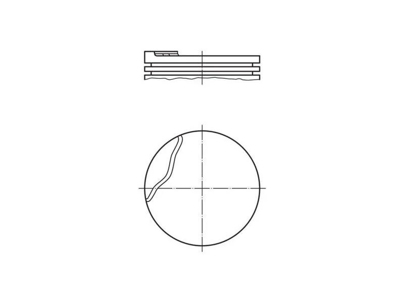 MAHLE-220300 (PISTON SEGMAN (79.50MM STD ) 3.4.SILINDIR  MEGANE I SCENIC R19 1.6 K7M ) (MARKA: MAHLE) (OEM:7701700666)