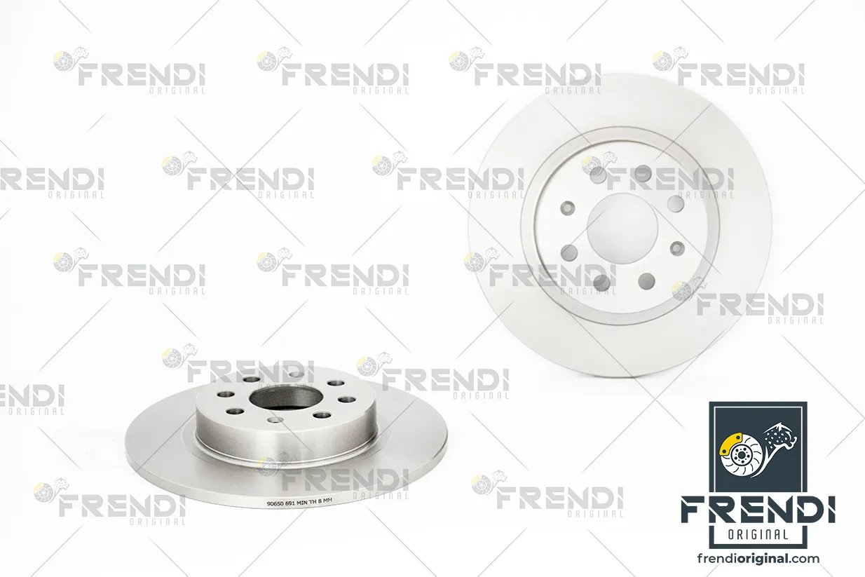FREND-33691 (FREN DISKI ARKA DELIKSIZ  PUNTO 2009- PUNTO GRANDE PUNTO 2005 - PUNTO EVO 2008 -) (MARKA: FRENDI) (OEM:FREND-33691)