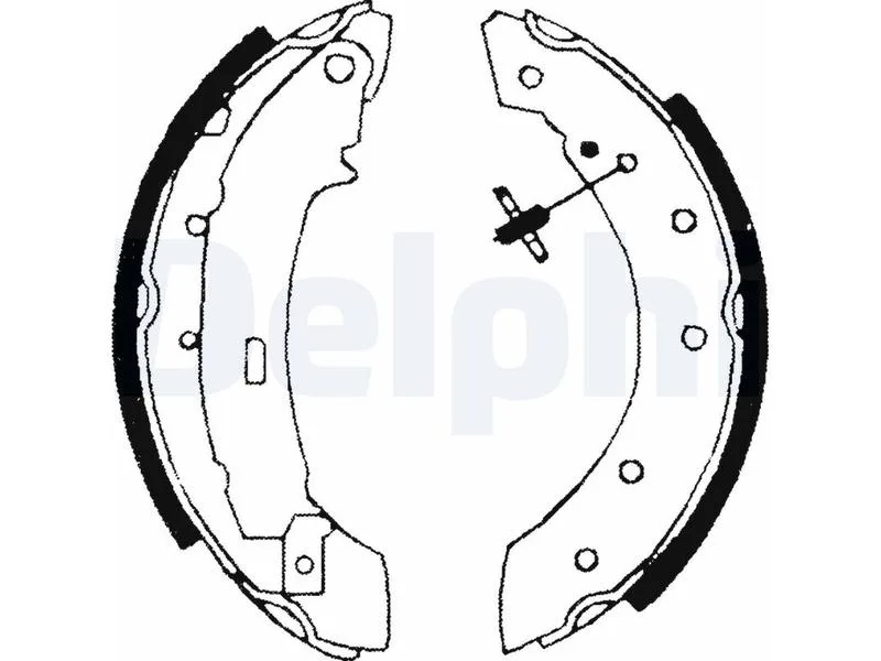 DEL-LS1717 (ARKA FREN BALATASI PABUCLU P106 P206 P306 SAXO CLIO II SYMBOL LAGUNA TWINGO LOGAN 04=> SANDERO 08=>) (MARKA: DELPHİ) (OEM:440601749R)