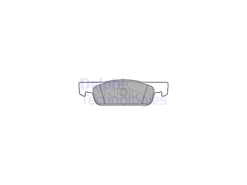 DEL-LP2479 (FREN BALATASI ON CLIO IV DOKKER LODGY DUSTER  INCE TIP ) (MARKA: DELPHİ) (OEM:410602581R)