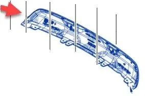 850709224R (ARKA TAMPON BANDI) (MARKA: MAIS) (OEM:850709224R)