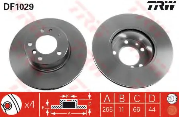 TRW-DF1029 (-) (MARKA: TRW) (OEM:TRW-DF1029)
