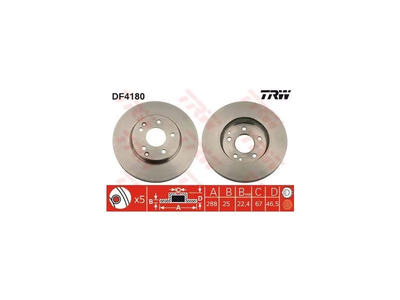 TRW-DF4180 (-) (MARKA: TRW) (OEM:TRW-DF4180)