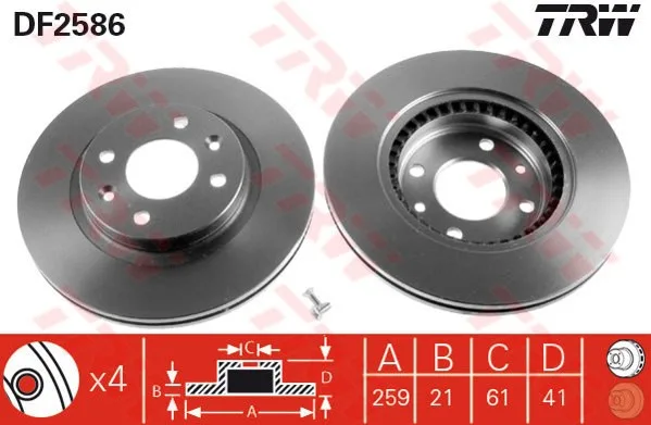 TRW-DF2586 (-) (MARKA: TRW) (OEM:402062984R)