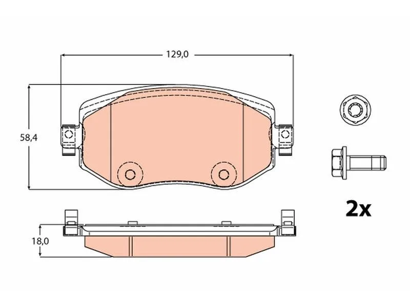 TRW-GDB2175 (-) (MARKA: TRW) (OEM:410605929R)