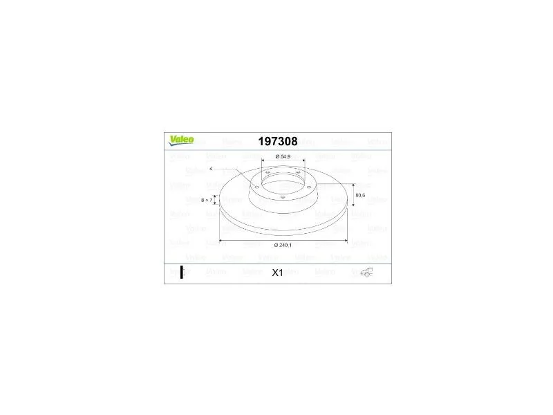 VAL-197308 (-) (MARKA: VALEO) (OEM:7701207823)