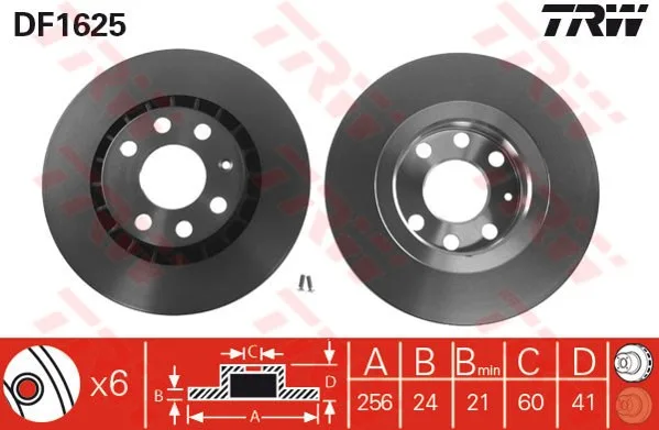 TRW-DF1625 (-) (MARKA: TRW) (OEM:TRW-DF1625)