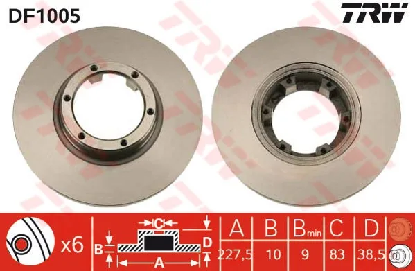 TRW-DF1005 (-) (MARKA: TRW) (OEM:7700502515)