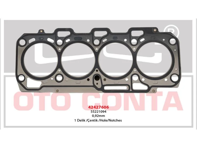 OTC-42427606 (SILINDIR KAPAK CONTASI  DOBLO 10> LINEA 07> BRAVO II 07>14 EGEA 15> ALFA ROMEO GIULIETTA 10>19 MITO ) (MARKA: OTO CONTA) (OEM:OTC-42427606)
