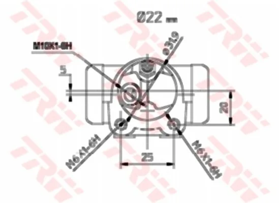 TRW-BWH174 (SILINDIR FREN ARKA SAG R9 R11) (MARKA: TRW) (OEM:TRW-BWH174)