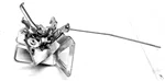 EGK-204 (KAPI KILIDI ON SOL R19 MOTOR TAKILAN ) (MARKA: EGE KARA) (OEM:7702256216)