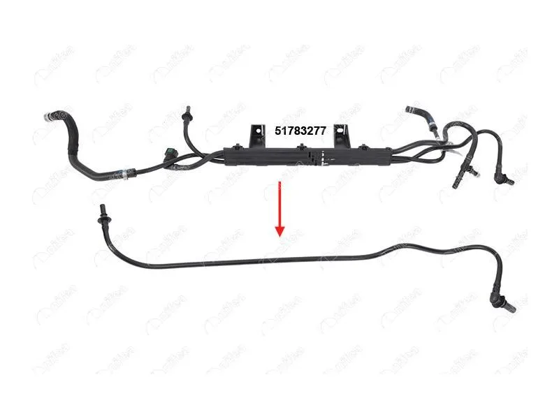 NIFEA-14611 (YAKIT BORUSU BRAKET HARIC DOBLO 1.3 MULTIJET) (MARKA: NIFEA) (OEM:NIFEA-14611)