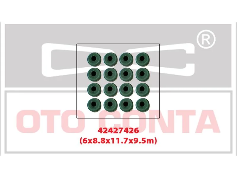 OTC-42427426 (SUBAP LASTIGI ( 6 MM ) CLIO II-III-IV-V FLUENCE ESPACE III-IV-V KADJAR KANGOO DOKKER TRAFIC ( VITION) (MARKA: OTO CONTA) (OEM:8200496321)