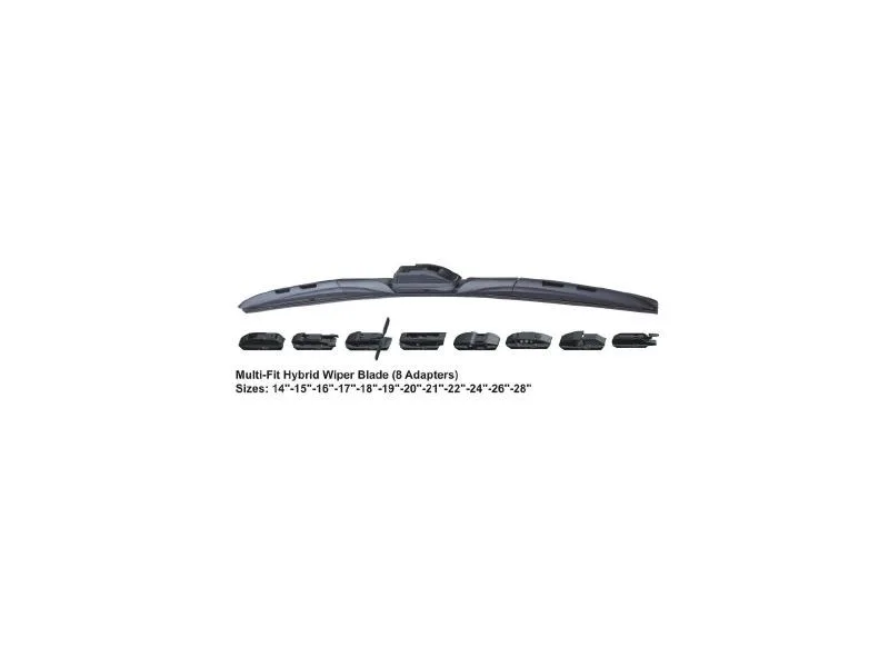 RBW-92817 (HYBIRDTIPI U KANCALI SILECEK SUPURGESI UNIVERSAL 8 ADAPTORLU 17 430mm) (MARKA: RBW) (OEM:RBW-92817)