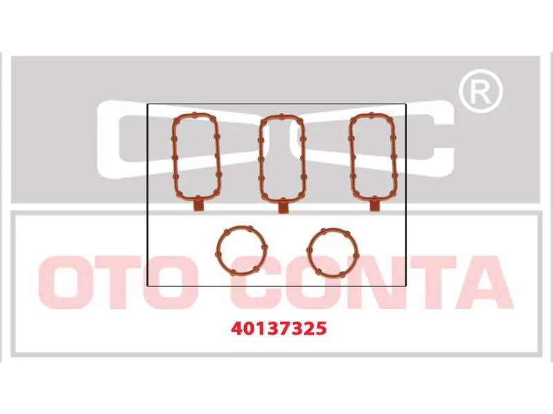 OTC-40137325 (MOTOR UST KAPAK CONTA MASTER 2.3 DCI 2010 - LASTIK ) (MARKA: OTO CONTA) (OEM:7701479111)