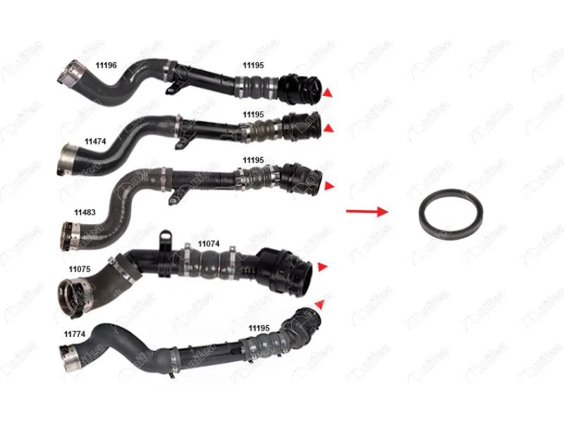 NIFEA-11013 (TURBO BORUSU CONTASI PLASTIK BORU HARIC) (MARKA: NIFEA) (OEM:144600835R)