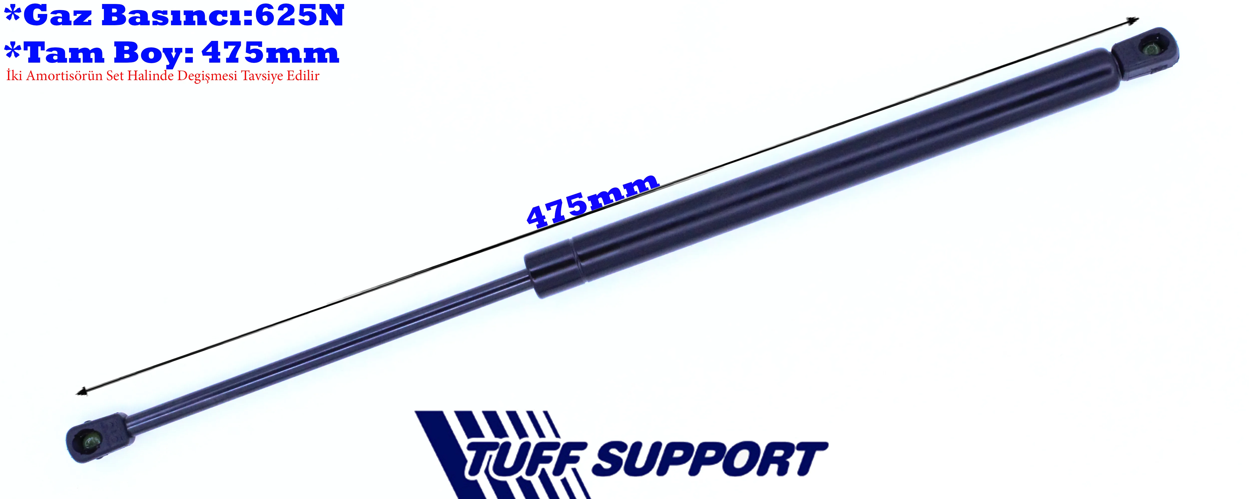 TUF-612869 (BAGAJ AMORTISORU LAGUNA I GRANDTOUR 94 98) (MARKA: TUFF) (OEM:TUF-612869)