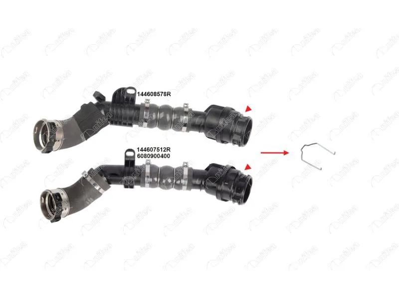 NIFEA-11089 (TURBO BORUSU SEKMANI CLIO V MEGANE IV KANGOO III CAPTUR II DUSTER LOGAN LODGY SANDERO II ) (MARKA: NIFEA) (OEM:144607512R)