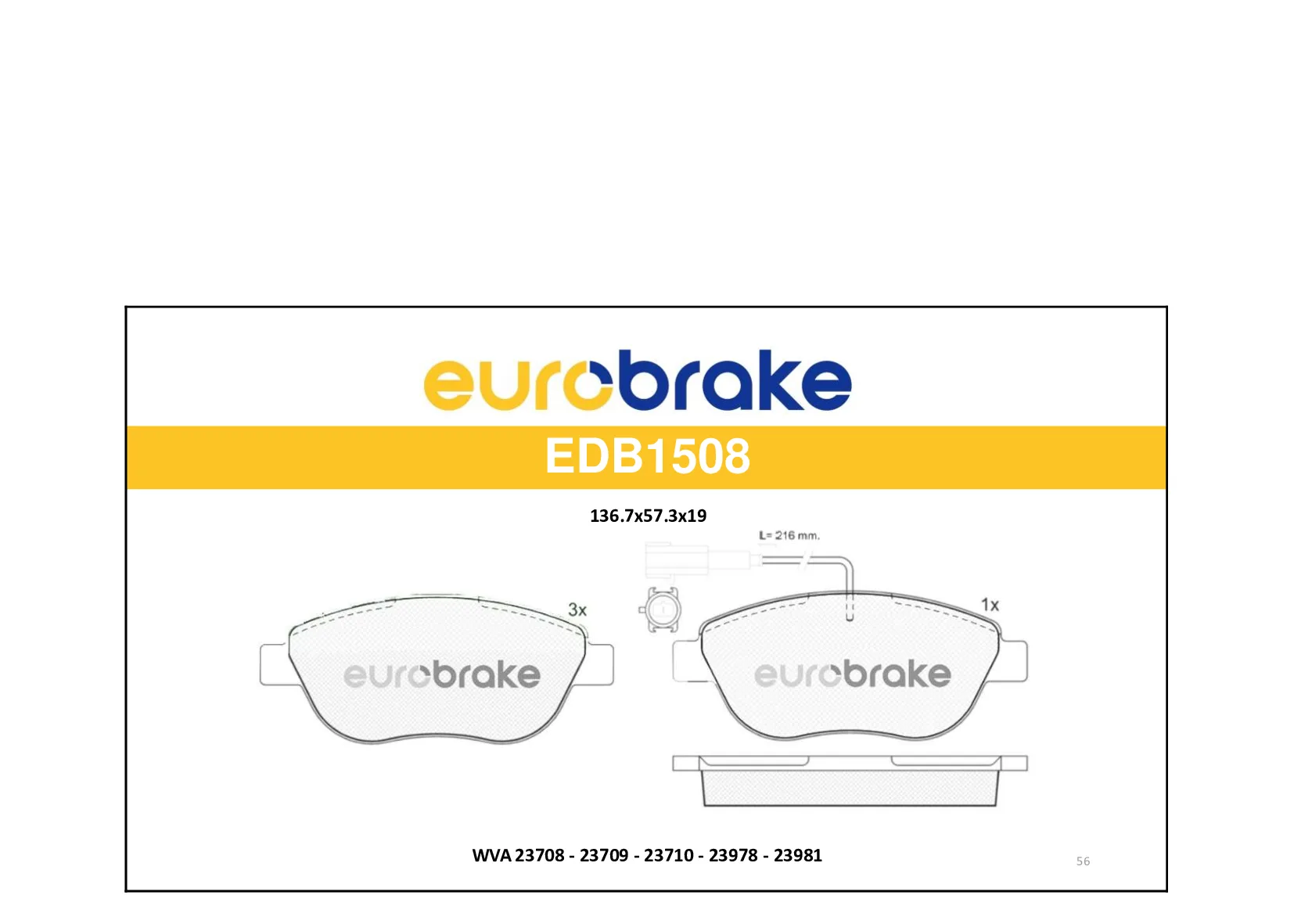 ERB-EDB1508 (-) (MARKA: EUROBRAKE) (OEM:ERB-EDB1508)