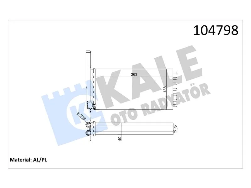KALE-0285852AL (-) (MARKA: KALE) (OEM:KALE-0285852AL)
