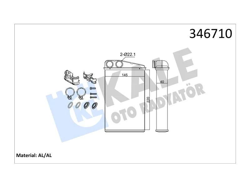 KALE-346710 (-) (MARKA: KALE) (OEM:7701208323)