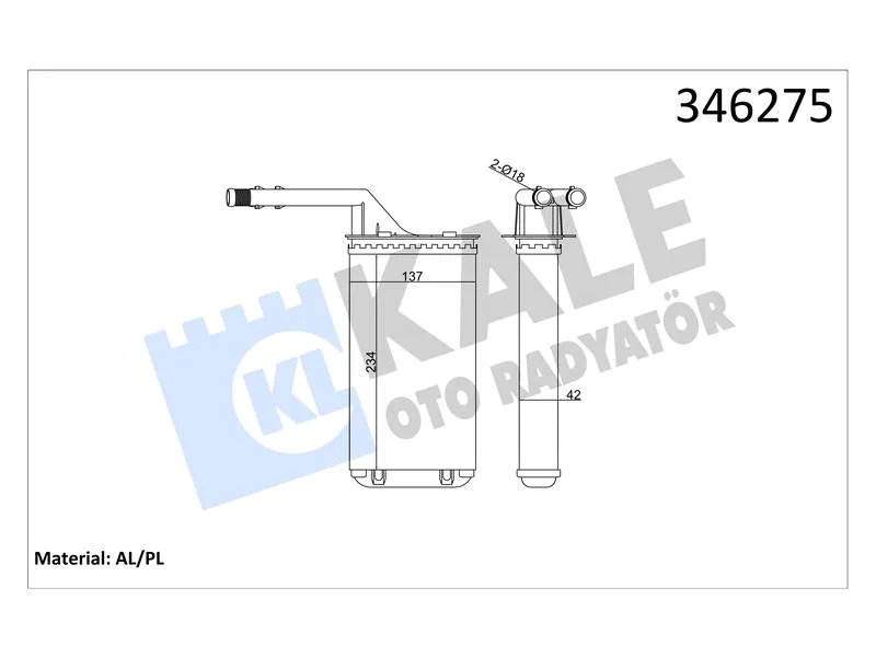 KALE-346275 (-) (MARKA: KALE) (OEM:KALE-346275)
