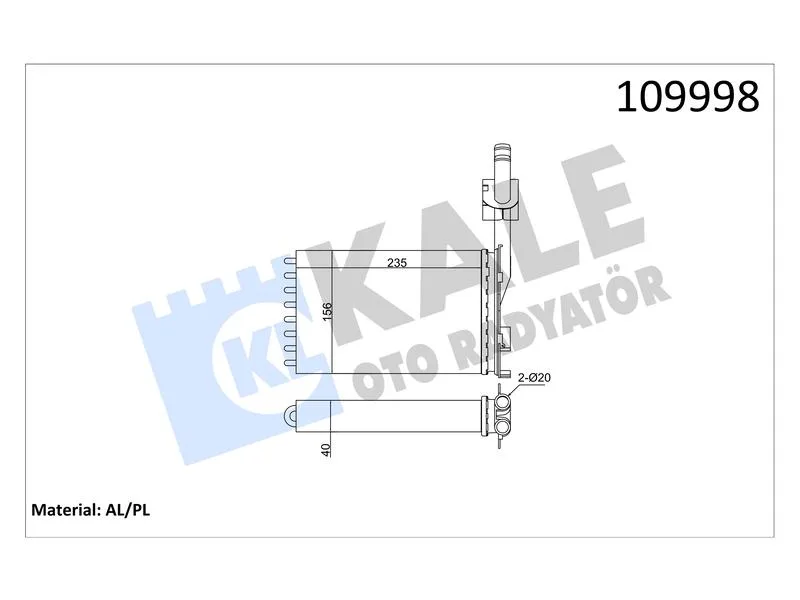 KALE-0584872AL (-) (MARKA: KALE) (OEM:7701032297)