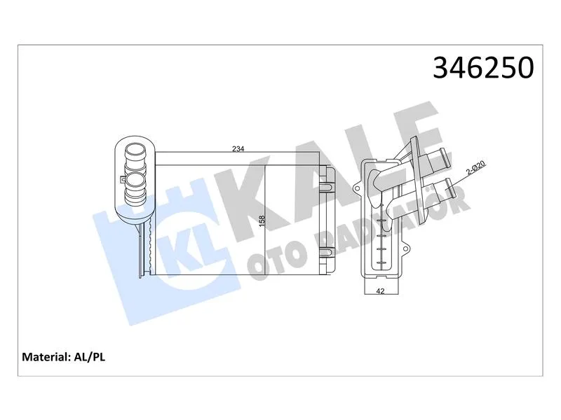 KALE-346250 (-) (MARKA: KALE) (OEM:KALE-346250)