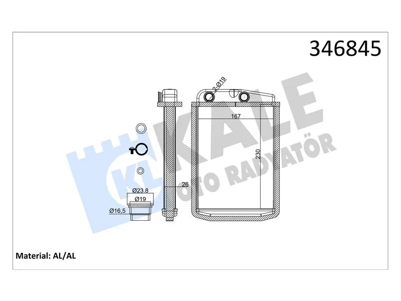 KALE-346845 (-) (MARKA: KALE) (OEM:KALE-346845)