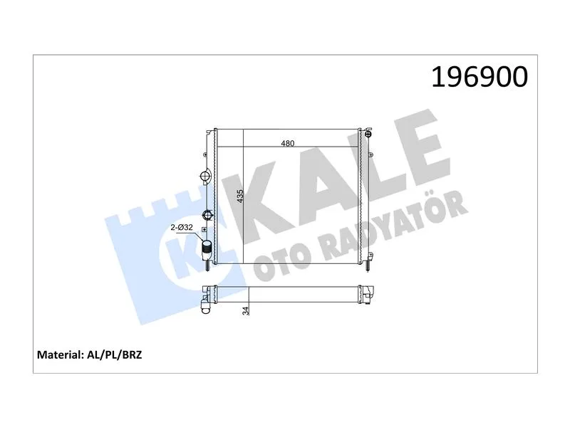 KALE-0534351AB (-) (MARKA: KALE) (OEM:8200747214)
