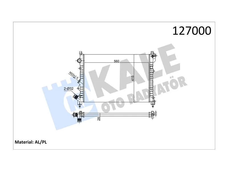 KALE-0529292AL (-) (MARKA: KALE) (OEM:7701038237)