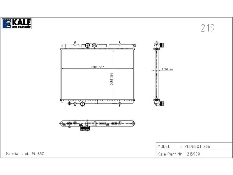 KALE-2032011AB (-) (MARKA: KALE) (OEM:KALE-2032011AB)