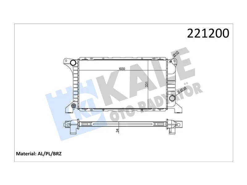 KALE-0206151AB (-) (MARKA: KALE) (OEM:KALE-0206151AB)