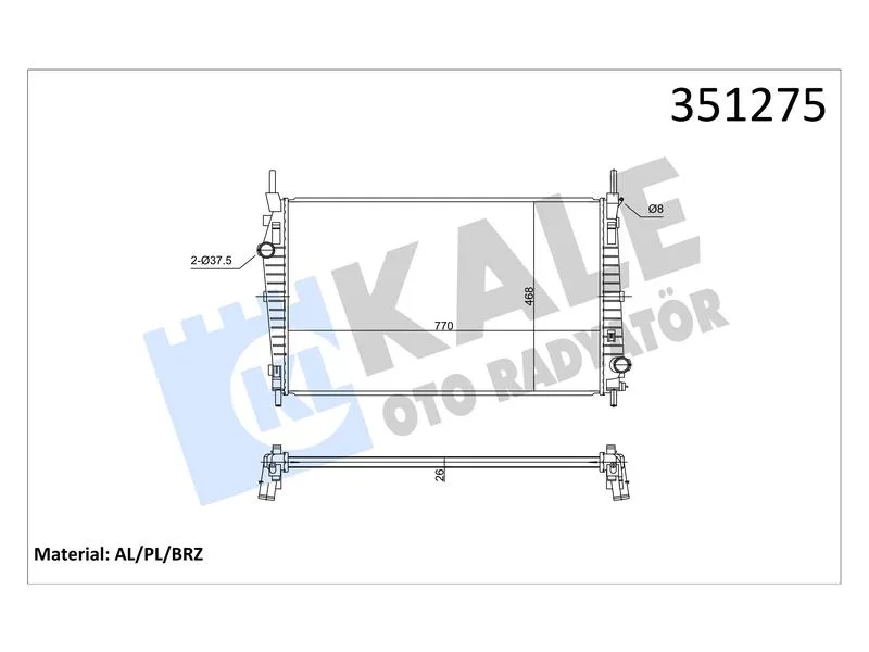 KALE-351275 (-) (MARKA: KALE) (OEM:KALE-351275)