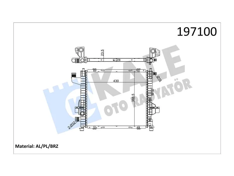 KALE-0525261AB (-) (MARKA: KALE) (OEM:7701045211)