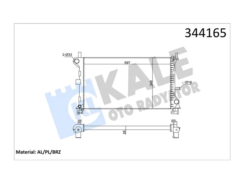 KALE-344165 (-) (MARKA: KALE) (OEM:KALE-344165)