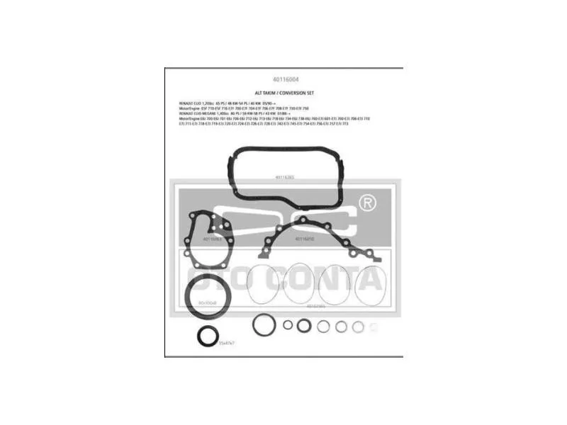 OTC-40116004 (-) (MARKA: OTO CONTA) (OEM:7701468142)