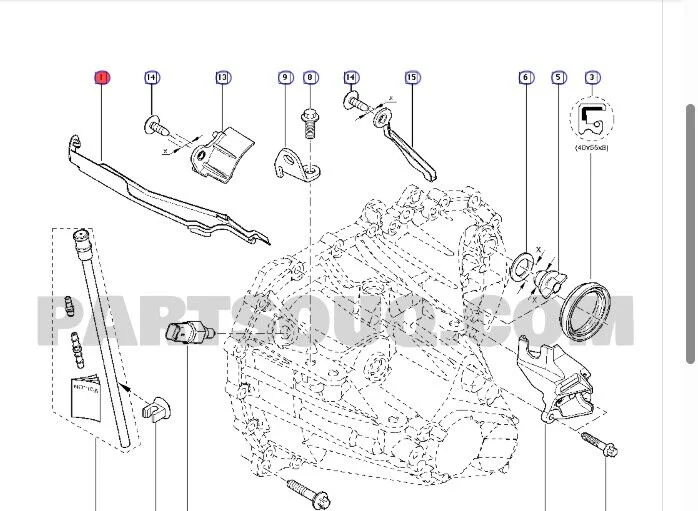 Logan 2-II Sandero 2-II Vites Yağlama Oluğu (2013-2020) 321073230R -Renault Mais