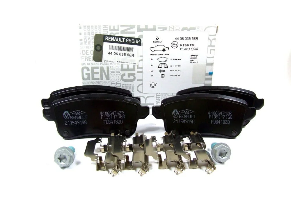 Kangoo 4-IV Megane E-Tech Arka Disk Balata Takımı 2020-> 440604785R-440605358R -Renault Mais
