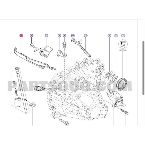 Logan 2-II Sandero 2-II Vites Yağlama Oluğu (2013-2020) 321073230R -Renault Mais