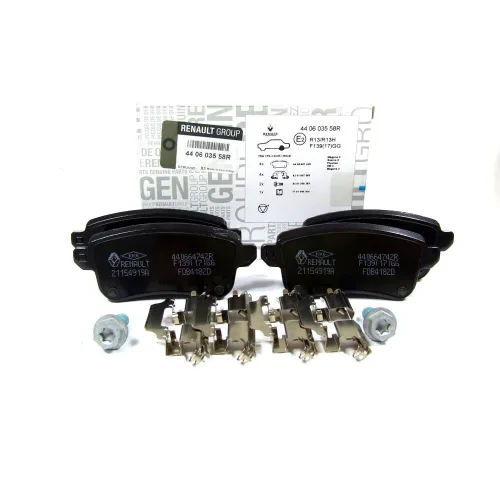 Kangoo 4-IV Megane E-Tech Arka Disk Balata Takımı 2020-> 440604785R-440605358R -Renault Mais