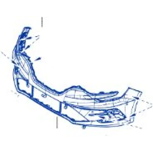 Megane 4-IV Ön Tampon Faz2 (2020-2024) 601984810R-601980575R -Renault Mais