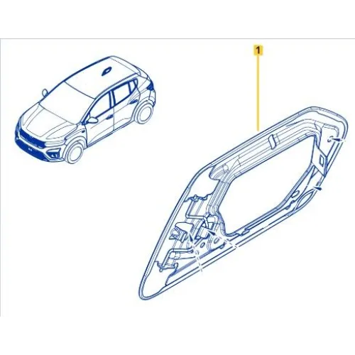 Taliant Depo Dış Kapağı Sacı 2020-> 788300007R -Renault Mais