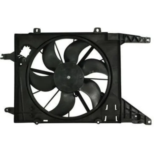 Logan 1-I Fan Motor + Pervane + Şase (2004-2012) 8200765566-214815057R -Renault Mais